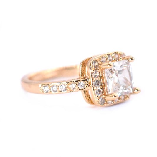 Anillo gold de promesa