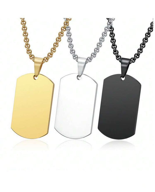 Collar gold, silver & black