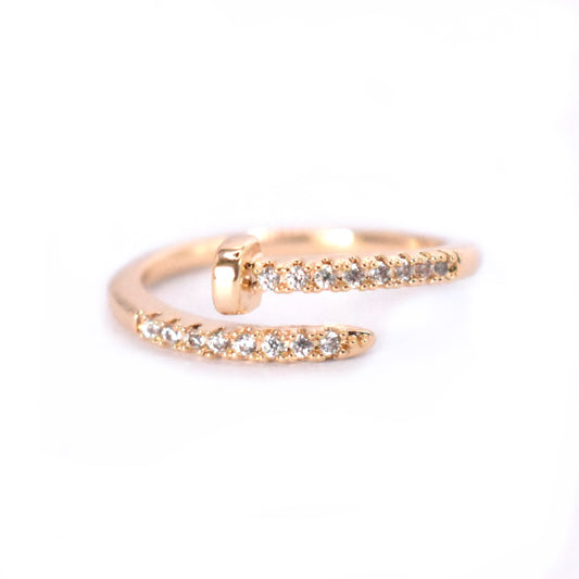 Anillo gold medio dedo