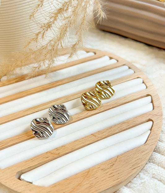 Zarcillos gold & silver